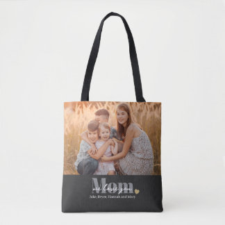 Bolsa Tote We Love You Mom Photo Gift T-Shirt