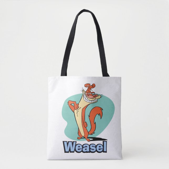 Bolsa Tote Weasel Proud Character Graphic (Frente)