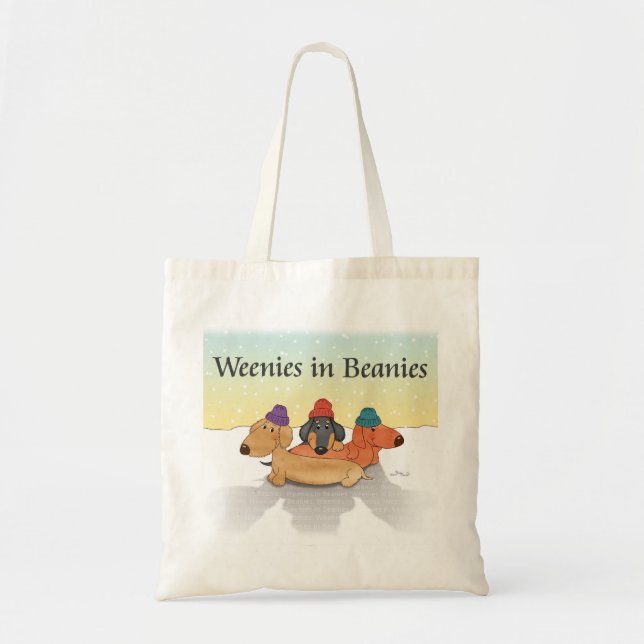 Bolsa Tote Weenies nos Beanies (Frente)