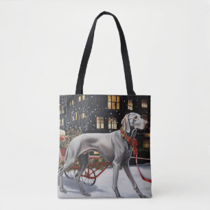 Bolsa Tote Weimaraner Christmas Fesason Season