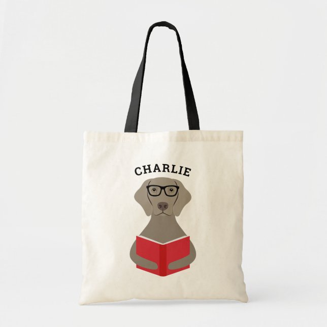Bolsa Tote Weimaraner Tote Bags (Frente)