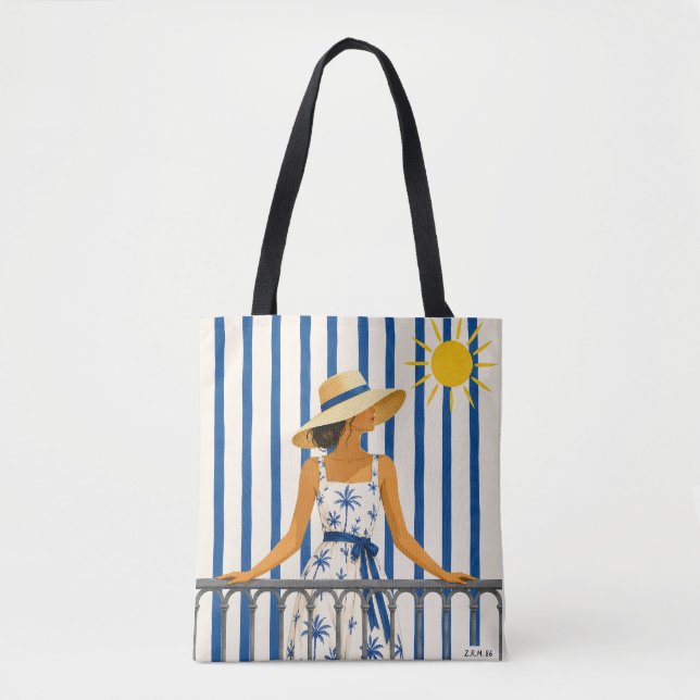 Bolsa Tote Welcome summer (Frente)