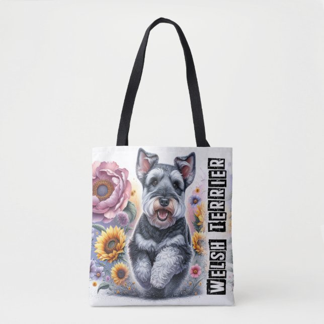 Bolsa Tote Welsh Terrier (Frente)