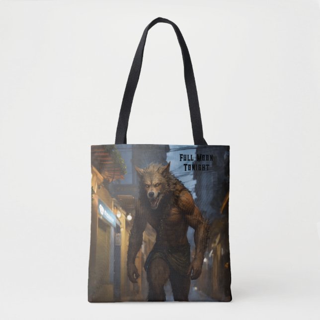 Bolsa Tote Werewolf Romance Reader Birthday Gift Add Name (Frente)
