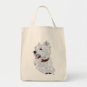 Bolsa Tote West Highland White Terrier Alegre