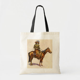 Bolsa Tote Western Antigo, Um Cowboy do Arizona por Remington