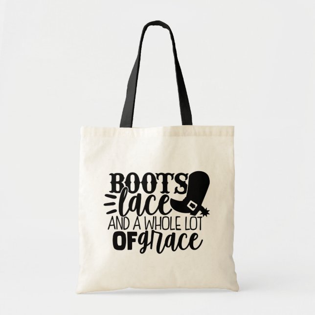Bolsa Tote Western Boots Line Dancing Sassy Princess Cowgirl (Frente)