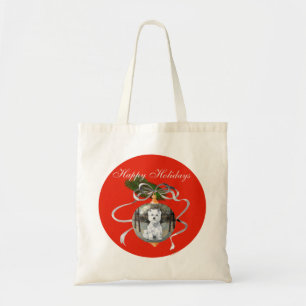 Bolsa Tote Westie em um enfeite de Natal