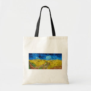 Bolsa Tote Wheatfield com Crows, Van Gogh