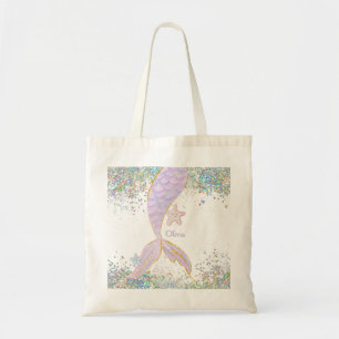 Bolsa Tote Whimscolor Watercolor - Glitter Sereia