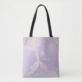 Bolsa Tote Whimscolor Watercolor - Glitter Sereia
