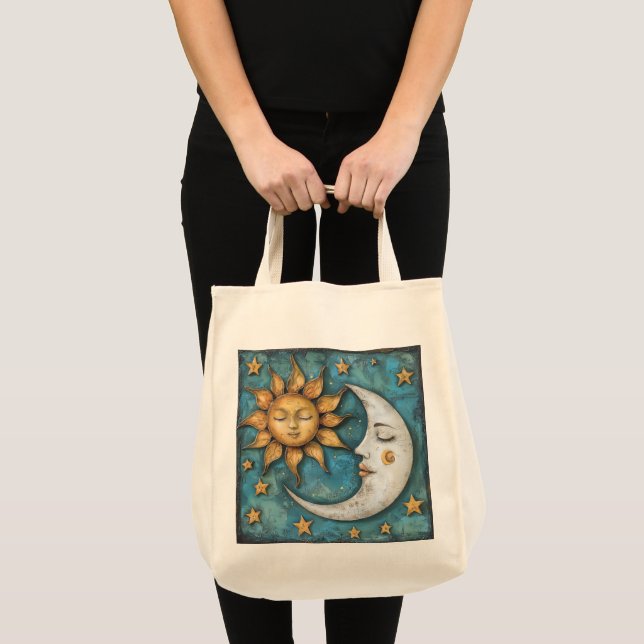 Bolsa Tote Whimsical Celestial (Frente (produto))