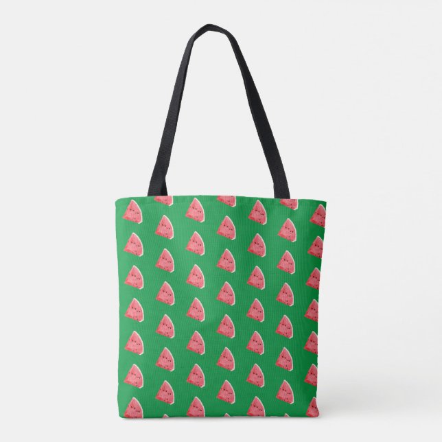 Bolsa Tote Whimsical Watermelon Slices   (Verso)
