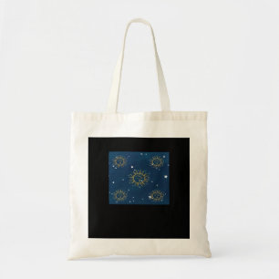 Bolsa Tote Whimsigoth Night Sky Sun Moon Witchy Classig