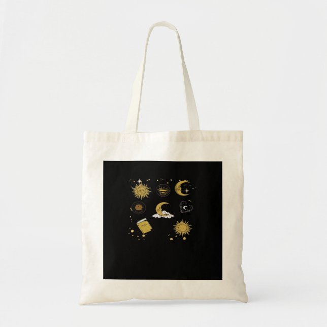 Bolsa Tote Whimsigoth Sun Moon Witchy Classic (Frente)