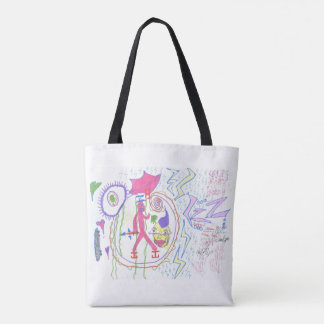 Bolsa Tote "WHiRL-DROOL$" por thaddeus & crimson's Adam Moyer