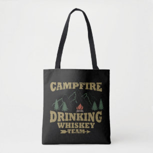 Bolsa Tote Whiskey cita discursos engraçados de camping campe