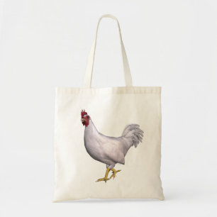 Bolsa Tote White Rooster