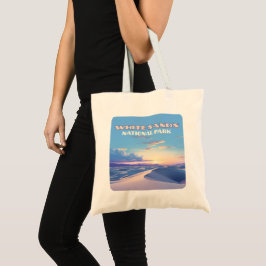 Bolsa Tote White Sands National Park Sunset Dunes Novo México