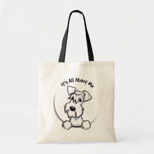 Bolsa Tote White Schnauzer É Tudo Sobre Mim