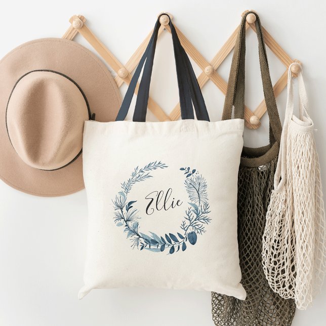 Bolsa Tote Wild Azure Personalizado (Criador carregado)
