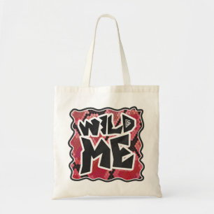 Bolsa Tote Wild Me Cobra Black and Red Impressão