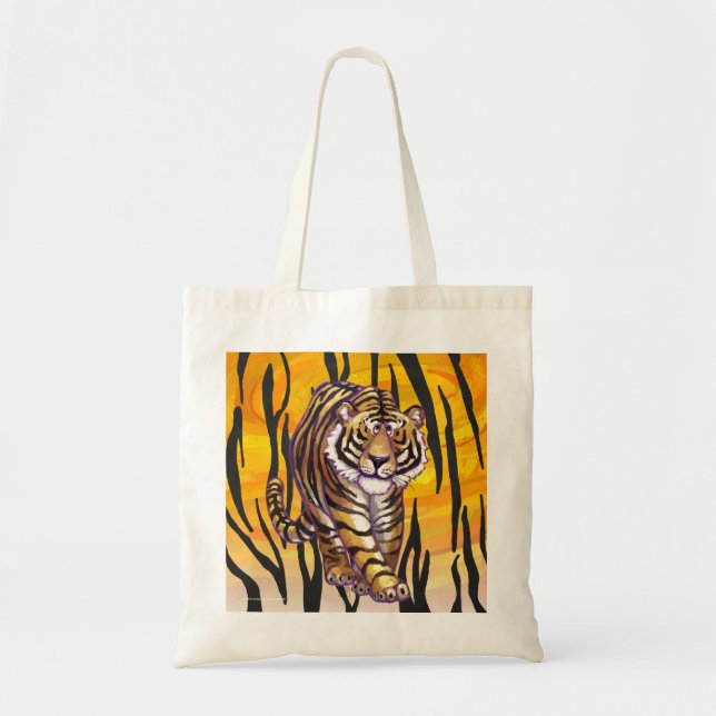 Bolsa Tote Wild Me Tiger Orange and Black (Frente)