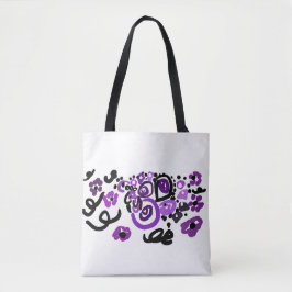 Bolsa Tote Wild Purple Peacock