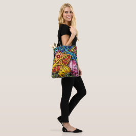 Bolsa Tote Wild & Trippy Mushroom Garden