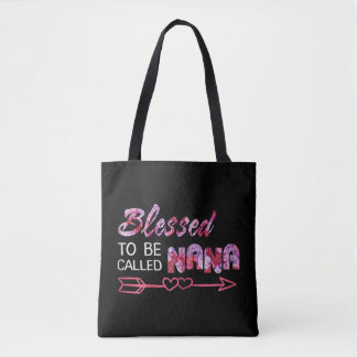 Bolsa Tote Wildflower Abençoado Por Ser Chamado De Nana