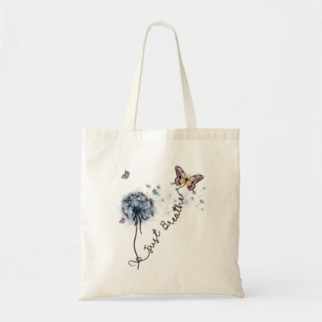 Bolsa Tote Wildflower Cote Apenas Breathe (Frente)