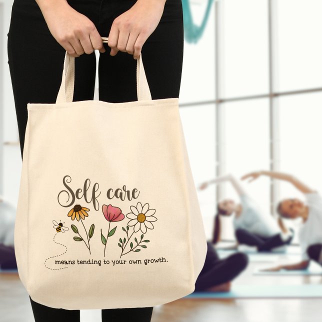 Bolsa Tote Wildflower de autoatendimento (Criador carregado)