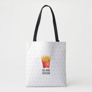 Bolsa Tote Will Work For Bitcoin (White)