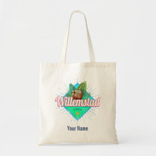 Bolsa Tote Willemstad Curacao Vacation Caribe Vintage