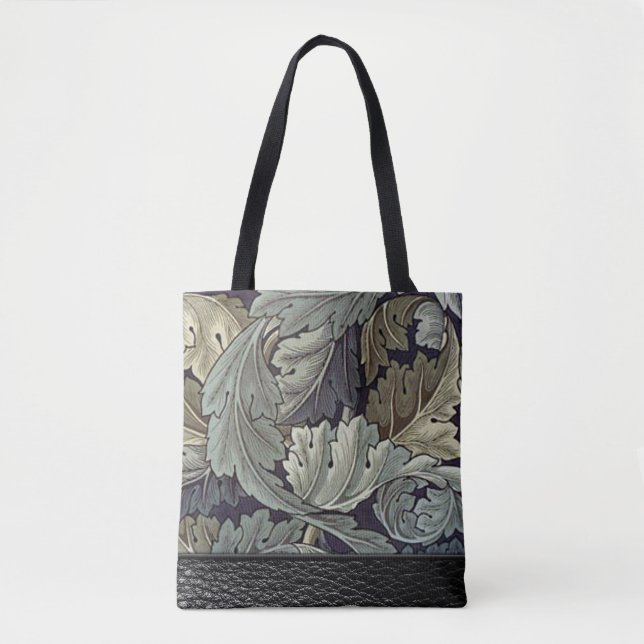 Bolsa Tote William Morris Acanthus deixa Art Nouveau (Frente)