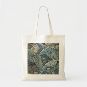 Bolsa Tote William Morris Acanthus Sage Flor de Floral Botâni