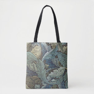 Bolsa Tote William Morris Acanthus Sage Flower Floral Botânic
