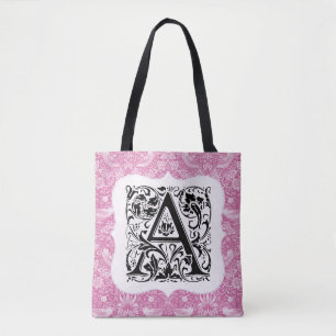 Bolsa Tote William Morris Alphabet Strawberry Link