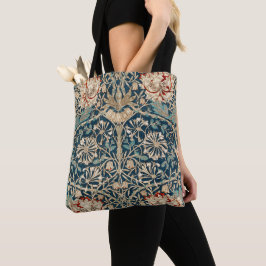 Bolsa Tote William Morris Antique Honeysuckle Floral