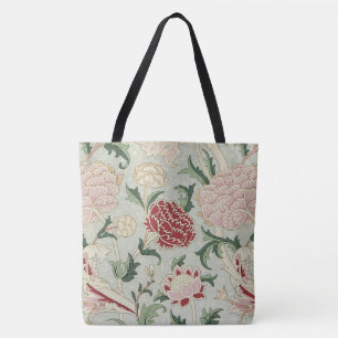 Bolsa Tote William Morris Cray Floral Pre-Raphaelite Vintage