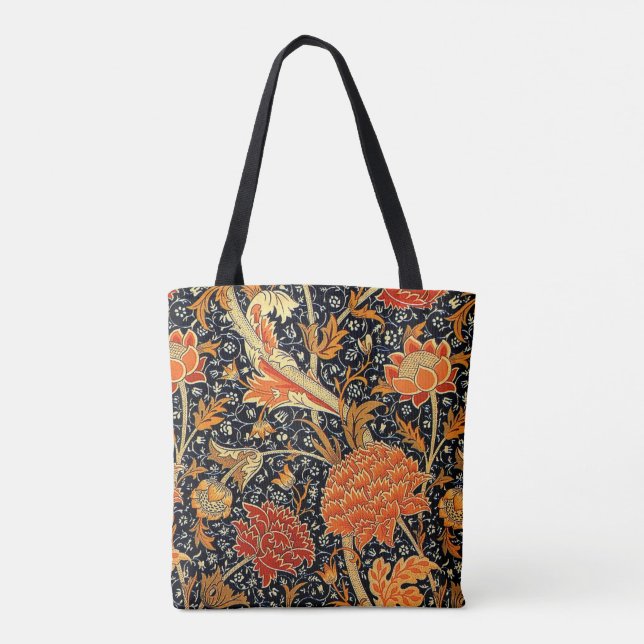 Bolsa Tote William Morris design, Cray (Verso)