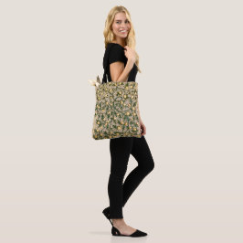 Bolsa Tote William Morris Floral Frutas Jardim Flor Clássico