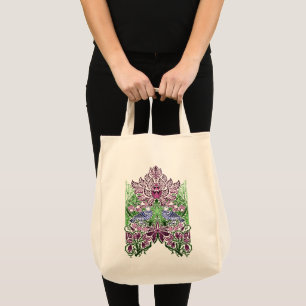 Bolsa Tote William Morris Folk Art Birds Flores Bolotas
