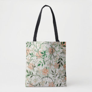 Bolsa Tote William Morris Jasmine Garden Flower Classic