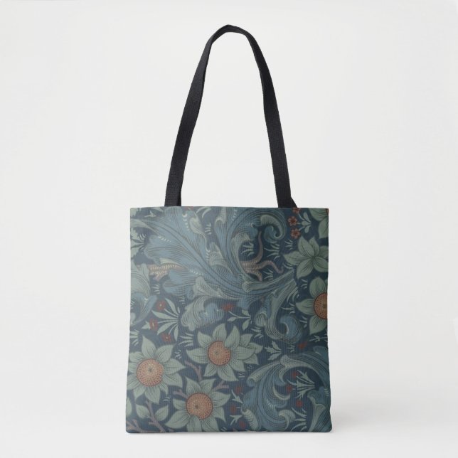 Bolsa Tote William Morris Orchard Pattern Art (Frente)