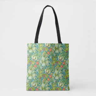 Bolsa Tote William Morris Ouro Lily Vintage Pattern