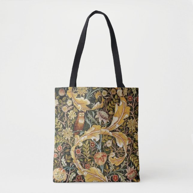 Bolsa Tote William Morris Owl an Acanthus (Frente)