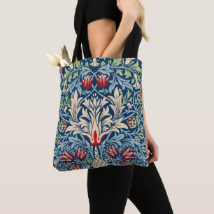Bolsa Tote William Morris Snakeshead Fritillary Floral Design