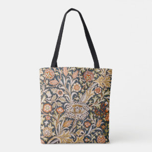 Bolsa Tote William Morris Trent Garden Flower Pattern Classic