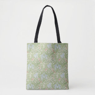 Bolsa Tote William Morris Vintage deixa uma ave oral íris